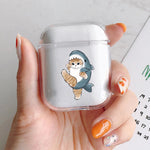 Funny Cartoon Cat Earphone Case for Airpods 4th 3rd Pro 3 Cute Animal Cover for Airpod 2 3 1 Protective Accessorie Shell Fundas