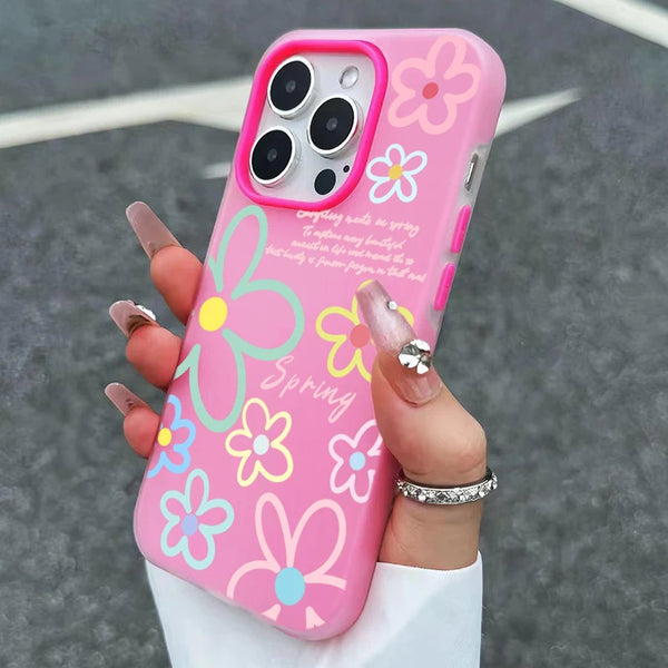 Spring Flower Pattern iPhone Case