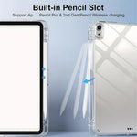 Tablet Case For iPad Pro 11 M5 2025 Cases iPad Pro 11 M4 2024 2022 2021 2020 2018 6th 5th 4th Gen Transparent Acrylic Back Cover