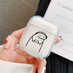 Funny Matchstick Line Man Clear Earphone Case for Airpods 4th 3rd Pro 3 Soft Cover for Airpod 2 3 1 Protective Accessorie Shell