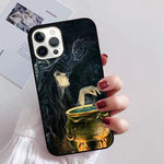 Halloween Moon Witch Horror iPhone Case