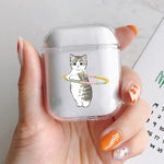 Funny Cartoon Cat Earphone Case for Airpods 4th 3rd Pro 3 Cute Animal Cover for Airpod 2 3 1 Protective Accessorie Shell Fundas