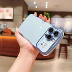 Wave Plating Love Heart Phone Cases For IPhone 17 16 15 Pro Max 14 13 12 11 Shockproof Back Cover