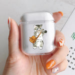 Funny Cartoon Cat Earphone Case for Airpods 4th 3rd Pro 3 Cute Animal Cover for Airpod 2 3 1 Protective Accessorie Shell Fundas