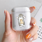 Funny Cartoon Cat Earphone Case for Airpods 4th 3rd Pro 3 Cute Animal Cover for Airpod 2 3 1 Protective Accessorie Shell Fundas