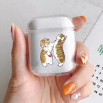 Funny Cartoon Cat Earphone Case for Airpods 4th 3rd Pro 3 Cute Animal Cover for Airpod 2 3 1 Protective Accessorie Shell Fundas