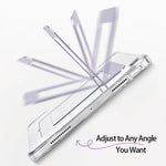 Tablet Case For IPad 10/11/12th Air 4/5 8 Mini 6/7 Pro11 13 Acrylic Shockproof Stand Case Multi-Angle Transparent Clear Cover