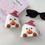 Earphone Case for Airpods 4 3 2 1 Pro2 Ins Pumpkin Ghost Halloween Anti-drop Protective Cover Silicone Headphone Accessories