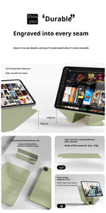 Tablet Case for iPad Air 5 Case A16 Magnetic Back Smart Capa iPad Pro 11 Case 2025 M5 M3 M4 Mini A17 Split Buckle Anti-bending