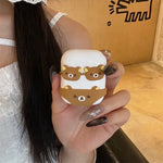 Kawaii Bikini Glass Bear Rilakkuma Cartoon Case for Apple Airpods Pro 3 2025 1 4 3 2 Pro with Charm Headset Cases Airpod Pro2 3