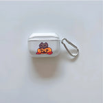 Cute Cartoon Halloween Cat Clear Earphone Case for AirPods Pro 3/Pro 2/Pro Earbuds Case for AirPods 1/2/3/4 TPU Protective Cover