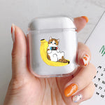 Funny Cartoon Cat Earphone Case for Airpods 4th 3rd Pro 3 Cute Animal Cover for Airpod 2 3 1 Protective Accessorie Shell Fundas
