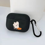 Halloween Cute Ghost Silicone Tpu Earphone Case For AirPods 4/3/2/1 Earbuds Case For AirPods Pro3/Pro2/Pro Shockproof Soft Cover