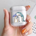 Funny Cartoon Cat Earphone Case for Airpods 4th 3rd Pro 3 Cute Animal Cover for Airpod 2 3 1 Protective Accessorie Shell Fundas