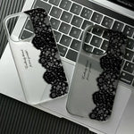 Letter Black Lace iPhone Case