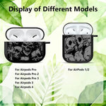 Skeleton Skull Earphone Cases Cover Case For Airpods 4 3 Pro3 Pro 1 Pro2 2