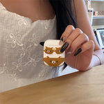Kawaii Bikini Glass Bear Rilakkuma Cartoon Case for Apple Airpods Pro 3 2025 1 4 3 2 Pro with Charm Headset Cases Airpod Pro2 3
