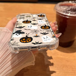 Happy Halloween Art Phone Case Clear For iPhone 17 16 14 15 11 12 13 Pro Max 16E 16 Plus 17 Air Soft Shockproof Cover Halloweens