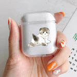 Funny Cartoon Cat Earphone Case for Airpods 4th 3rd Pro 3 Cute Animal Cover for Airpod 2 3 1 Protective Accessorie Shell Fundas