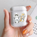 Funny Cartoon Cat Earphone Case for Airpods 4th 3rd Pro 3 Cute Animal Cover for Airpod 2 3 1 Protective Accessorie Shell Fundas