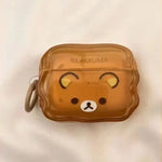 Cute Rilakkuma Bear IMD Soft TPU Case For Apple Airpods Pro 3 1 4 3 2 Pro with Charm Headset Cases Airpod Pro2 3 With Hook