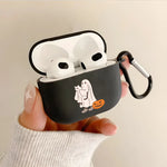 Halloween Cute Ghost Silicone Tpu Earphone Case For AirPods 4/3/2/1 Earbuds Case For AirPods Pro3/Pro2/Pro Shockproof Soft Cover