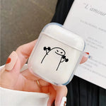 Funny Matchstick Line Man Clear Earphone Case for Airpods 4th 3rd Pro 3 Soft Cover for Airpod 2 3 1 Protective Accessorie Shell