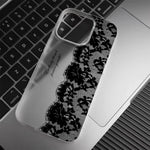 Letter Black Lace iPhone Case