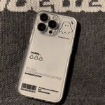 Ins Halloween Ghost Cartoon Cute Phone Case For iPhone 17 AIR 16 15 14 13 12 11 Pro XR XS Max 7 8 Plus Y2K Creative Clear Cover