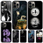 Halloween Moon Witch Horror iPhone Case
