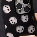 Halloween Lovely Skeleton Phone Case For iPhone 16 14 13 12 11 PRO MAX 14 15 16 PLUS Inche Cool Girl Y2K Shockproof Phone Cases