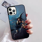 Halloween Moon Witch Horror iPhone Case
