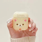 Cute Rilakkuma Bear IMD Soft TPU Case For Apple Airpods Pro 3 1 4 3 2 Pro with Charm Headset Cases Airpod Pro2 3 With Hook