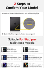 2026 Tablet Case for iPad Pro 11 12.9 13 M2 M4 M3 Case 9.7 10.2 5th 6th 7/8/9 10th 11th Mini 6 7 Case Air 3 4 5 6 Cover