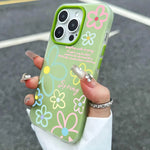 Spring Flower Pattern iPhone Case