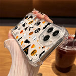 Happy Halloween Art Phone Case Clear For iPhone 17 16 14 15 11 12 13 Pro Max 16E 16 Plus 17 Air Soft Shockproof Cover Halloweens