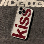 Kiss English iPhone Cases