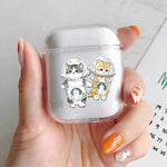 Funny Cartoon Cat Earphone Case for Airpods 4th 3rd Pro 3 Cute Animal Cover for Airpod 2 3 1 Protective Accessorie Shell Fundas
