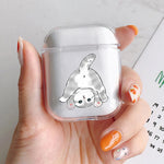 Funny Cartoon Cat Earphone Case for Airpods 4th 3rd Pro 3 Cute Animal Cover for Airpod 2 3 1 Protective Accessorie Shell Fundas