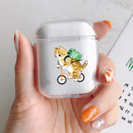 Funny Cartoon Cat Earphone Case for Airpods 4th 3rd Pro 3 Cute Animal Cover for Airpod 2 3 1 Protective Accessorie Shell Fundas
