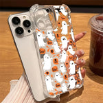 Happy Halloween Art Phone Case Clear For iPhone 17 16 14 15 11 12 13 Pro Max 16E 16 Plus 17 Air Soft Shockproof Cover Halloweens