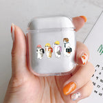 Funny Cartoon Cat Earphone Case for Airpods 4th 3rd Pro 3 Cute Animal Cover for Airpod 2 3 1 Protective Accessorie Shell Fundas