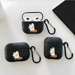Halloween Cute Ghost Silicone Tpu Earphone Case For AirPods 4/3/2/1 Earbuds Case For AirPods Pro3/Pro2/Pro Shockproof Soft Cover