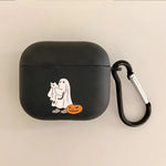 Halloween Cute Ghost Silicone Tpu Earphone Case For AirPods 4/3/2/1 Earbuds Case For AirPods Pro3/Pro2/Pro Shockproof Soft Cover