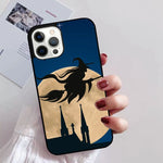 Halloween Moon Witch Horror iPhone Case