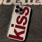 Kiss English iPhone Cases