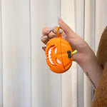 Halloween Pumpkin Case for AirPods 4 Airpod 1 2 3 Pro Pro2 Bluetooth Earbuds Charging Box Protective Earphone Case Cover