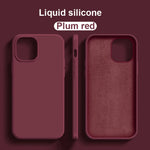Original Phone Case For iPhone 17 16 15 11 12 13 14 Pro Max Luxury Liquid Silicone Cases For 7 8 Plus X XR Shockproof Soft Cover