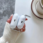 Cute Cartoon Ghost Pattern Clear Earphone Case for AirPods Pro 3/Pro 2/Pro Earbuds Case for AirPods 1/2/3/4 TPU Protective Cover